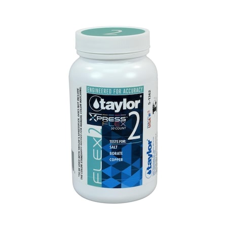Taylor Flex 2 Test Strips for Salt, Borate & Copper - 50 Count S13626